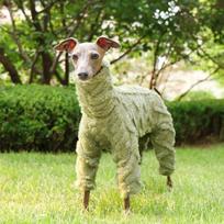 Vipetas Italų kurtas Drabužiai Vilnos Pižama Paltai Ruduo Žiema Šilta Pliušinė Apykaklė Striukė Augintinio Šuns Drabužiai Madingas Megztinis (as the picture,S) beige