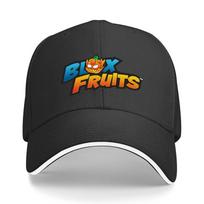 Blox Fruits Merch Blox Fruits Logo Baseball Cap New In Hat Foam Party Hat Golf Hat Genuine Beach Bag GirlS Hats Unisexs black