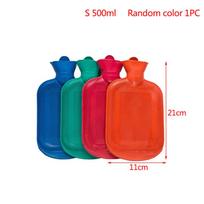 500/1000 ml vandens pripildymo guminis karšto vandens buteliukas, storas karšto vandens buteliukas, žiemos šildytuvas rankoms ir kojoms, vandens buteliukas 500ml blue