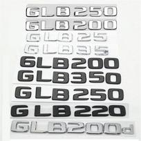 ABS Automobilio bagažinės raidės Logotipas Emblema Lipdukai Mercedes Benz GLB klasės GLB35 GLB180 GLB200 GLB250 GLB300 X247 4Matic GLB 200d white