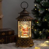 Christmas decoration crystal ball music box snowflakes wind lantern creative Christmas gift black