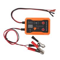 Car Fuel Injector Tester 12V 4 Pulse Modes LED Display Effective Troubleshooting Motorcycle Nozzle Testing Kit Orange black