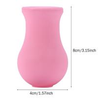 Women Portable Vase shaped Lip Plumper Enhancer Lip Enhancement Device Beauty Tool pink