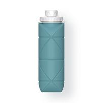 600 ml sulankstomi vandens buteliai Minkšta kolba sportiniam geriamojo vandens maišelis Sulankstomas nešiojamas lauke bėgimas kempingas Kelionė be BPA 600ML žalia