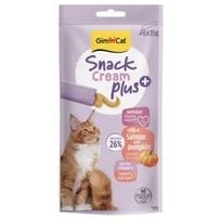 GimCat Snack Cream Plus Senior Salmon with Pumpkin 6x15 g | 113820 | 4002064422572