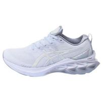 Asics Novablast 2 Lightweight Durable Low-Top Running Shoes Unisex sneaker Silver 1012B378-100 39.5 white