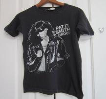 Patti Smith Black Short Sleeve Cotton T-shirt Unisex S5XL Reprint VN1494 S gray
