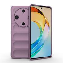 Dėl dėklo Honor X9B dėklas Honor X9B dangtelis Korpusas Odai draugiškas Atsparus smūgiams Minkštas silikonas Apsauginis telefono galinis dangtelis Honor X9B Honor X9B violetinė