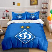 Blue Bedding Set with Dynamo Kyiv Logo Bedding Duvet Cover Set Duvet Cover Pillowcases (1 * Duvet Cover 2 * Pillowcases, without duvet insert) 135x200cm blue