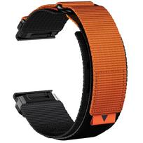 QuickFit22mm 26mm Watch Band For Garmin Fenix 8 8Pro E 47 51mm/6 6X 7 7X Solar/Epix/Tactix/quatix/Instinct3 Nylon Strap Bracelet QuickFit 22mm oranžinė