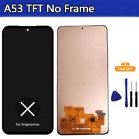 AMOLED ekranas, skirtas Samsung A53 5G A536, LCD ekranas, jutiklinio ekrano skaitmenintuvas, surinkimas, skirtas Samsung A53 5G ekrano keitimui, dalys TFT Black frame