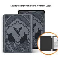 Kindle Paperwhite Kobo Magnetic Case with Detachable Sleep Cover (Acrylic/Silicone, KPW1-6). KPW5 6.8" (M2L3EK/M2L4EK) gray