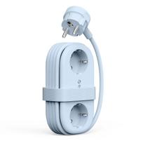 Orico AP3 65W GaN 6in1 maitinimo šakotuvė 2x AC + 2x USB-A + 2x USB-C - mėlyna