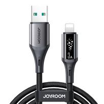 Joyroom S-A60 įkrovimo laidas, USB-A–Lightning, 1,2 m, juodos spalvos