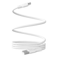 Puro magnetinis įkrovimo laidas, USB-A–USB-C, 1 m, baltos spalvos
