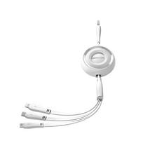 Joyroom S-A40, įkrovimo laidas, USB-A–USB-C/Lightning/Micro-USB, 1 m