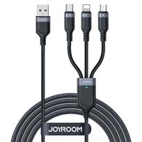 Joyroom S-A18, laidas, USB-A–USB-C/Lightning/Micro-USB, 1,2 m, 3,5 A