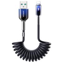Joyroom S-A43 įkrovimo laidas, USB-A–Lightning, 1,5 m, juodos spalvos