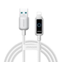 Joyroom S-A55 įkrovimo laidas, USB-A–Lightning, 1,2 m, baltos spalvos