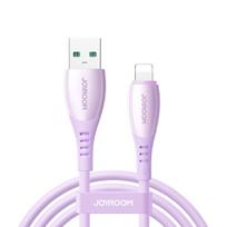 Joyroom S-A59 įkrovimo laidas, USB-A–Lightning, 1,2 m, violetinės spalvos