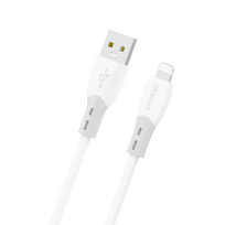 Dudao L25SL įkrovimo laidas, USB-A–Lightning, 30 W, 1 m, baltos spalvos