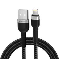 Wozinsky WNBAL2, įkrovimo laidas, USB-A–Lightning, 2 m, juodos spalvos