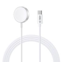 Tech-Protect UltraBoost Magnetinis indukcinis įkroviklis su USB-C jungtimi, skirtas Apple Watch, 1.2m - baltas