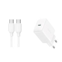 Joyroom JR-TCF20 20 W sieninis įkroviklis su USB-C jungtimi, baltas