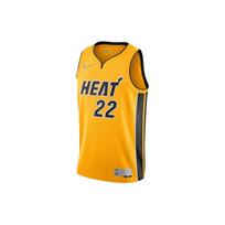 Nike NBA Miami Heat Jimmy Butler No. 22 Swingman Jersey Men Tops Yellow CN9934-717 M yellow