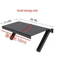 Punch-Free TV Monitor Storage Rack & Router Stand gray