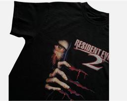 RESIDENT EVIL 2 UNISEX MARŠKINĖLIAI GILDAN - AUKŠTOS KOKYBĖS SPAUDA Unisex Marškinėliai M gray