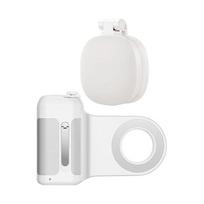 Magnetic Smartphone Grip with Wireless Remote & Phone Charging Ergonomic Camera Grip Portable Adjustable Tripod Mount Phones Photography Accessories A white