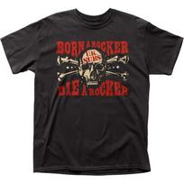UK Subs Die A Rocker Mens T Shirt Music Classic Concert Rock Band Tee New Black L black