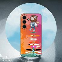 K-Kanye W-west Ye Album For Samsung Galaxy S23 S24 S25 Ultra S22 Plus S21 Black Soft Case Waterproof Soft Case SamsungS21fe pink