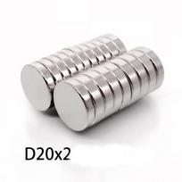 50pcs 20 x 2mm Round Magnets,  Magnets for Office, Home Use