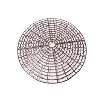 Breathable Mesh Plant Pot Soil Protector Grid Cover Cutting Barbed Cut-Outs Spiked Soil Protection Grid Reversible Use gray
