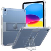 Clear Case for iPad A16 11th Generation 11  2025 / iPad 10th 10.9 Inch 2022 with Pencil Holder Kickstand Soft TPU Back Cover Ipad 11th 11" 2025&11"&TPU gryna