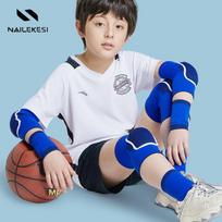 Children's Knee And Elbow Pads, Sports Set with Wrist And Ankle Guards, Complete Football Equipment, Anti-Fall Protective Gear, Four-Piece Set