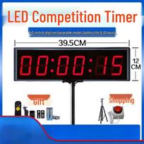Jundingying 2.3-inch 6-Digit LED Competition Timer black