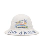 POLO RALPH LAUREN Dvipusis medvilninio tvilo kibiro formos skrybėlė - Balta White/S/M white