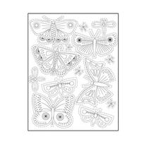 Stitching Embroidery Paper Adhesive Embroidery Transfer Paper Water Soluble Hand Sewing Stabilizer Embroidery Pattern white
