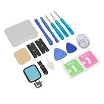 Watch Front Glass Replacement Kit Watch Touchscreen Digitizer Glass Repair Kit with Connector for IOS Watch Series 6 blue