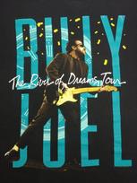 Vintage Billy Joel Concert Tour Men T-shirt Black Cotton All Sizes S-4XL Unisex T-Shirt XXL blue