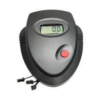 LCD Monitorius Spidometras su Širdies Ritmo Pratimų Dviračio Monitoriumi Stacionaraus Dviračio Ekrano Skydelis Odometras Patvarus 1 gray