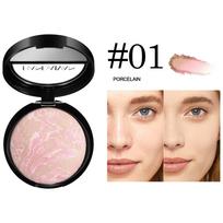 Marmuro spalvos kepimo miltelių rinkinys Magic Powder Permanent Oil Control Fine Shine High Light kontūravimo pudra, skirta paslėpti dėmes ir poras black