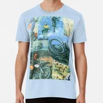 Tyler Durden Motocross Size S to 5XL Made in the USA T-Shirt S gray