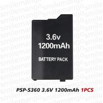 Psp-S110 3.6V Battery for Sony PSP Psp3000 Psp2000 2000 3000 3001 3004 Game Console Rechargeable Lithium Batteries Replacement 1PCS black