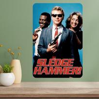 Sledge Hammer Classic TV Show Metal Poster Sign 20X30CM blue