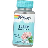 Augalinis kompleksas miegui, Sleep Blend SP-17, Solaray 100kaps. (71411059) 100vcaps