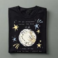 Noah Kahan Orbiter Astronaut Lyrics Graphic T Shirt S-5XL M gray